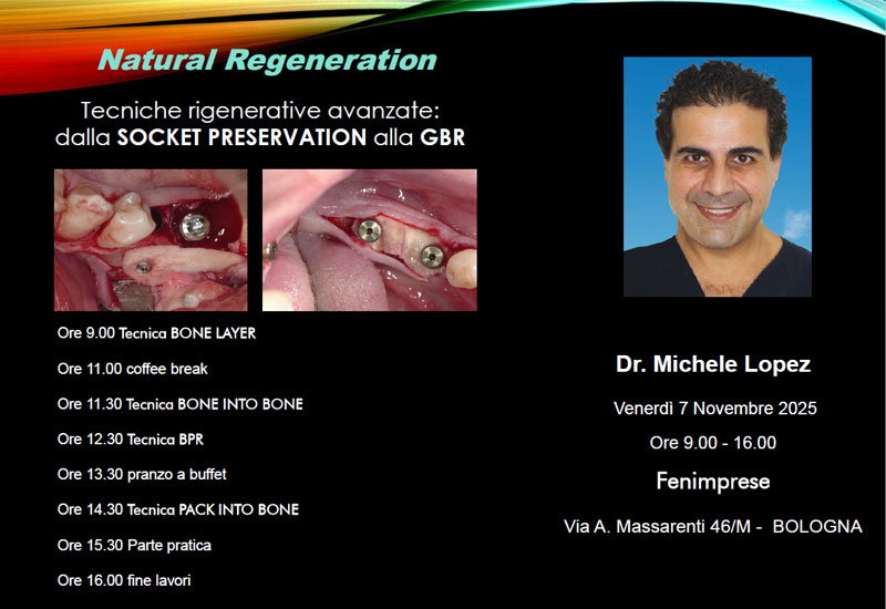 7/11/2025  Dalla SOCKET PRESERVATION alla GBR -  Dr. Lopez - BOLOGNA