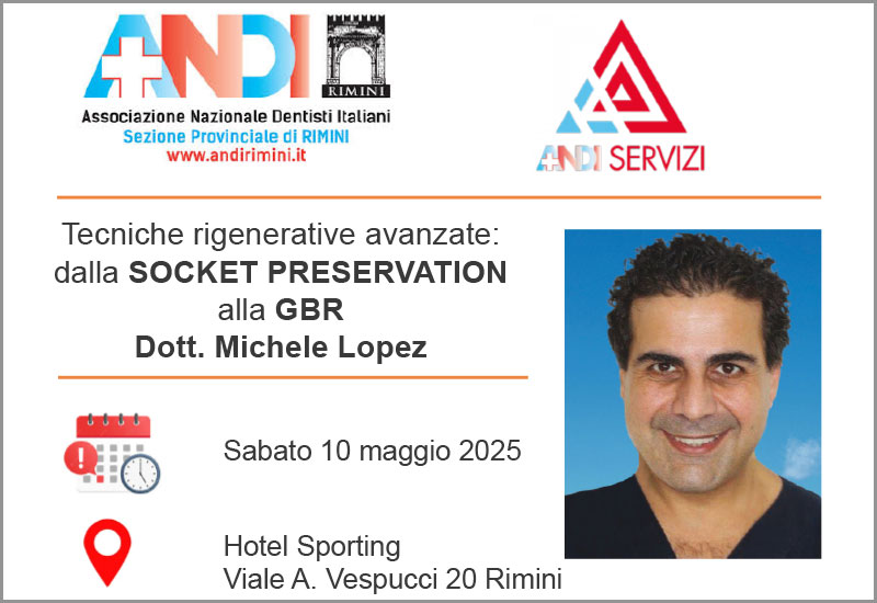 10/05/2025  SOCKET PRESERVATION -  Dr. Lopez - RIMINI