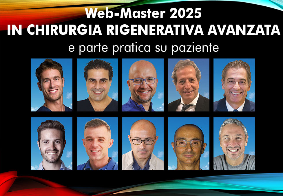 WEB-MASTER 2025 in chirurgia rigenerativa avanzata accreditato ECM
